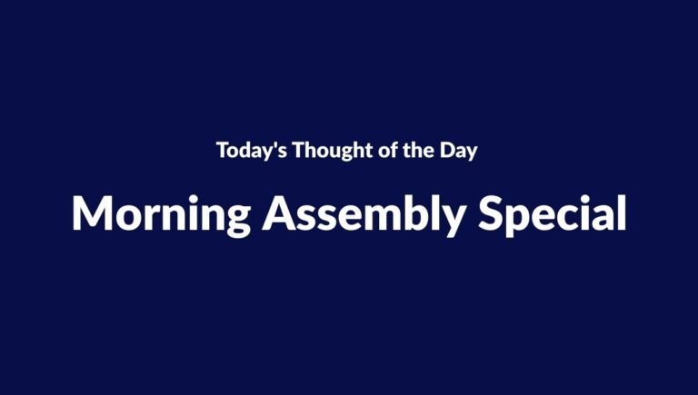 Today's Thought of the Day