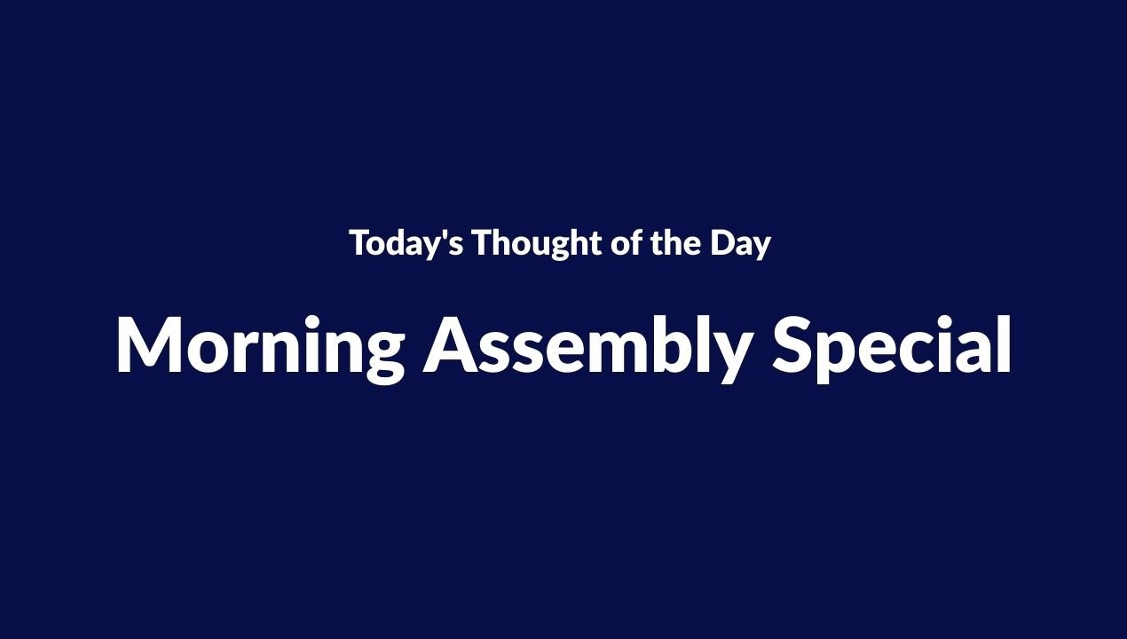 Today's Thought of the Day