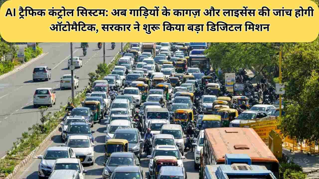 AI ट्रैफिक कंट्रोल सिस्टम: अब गाड़ियों के कागज़ और लाइसेंस की जांच होगी ऑटोमैटिक, सरकार ने शुरू किया बड़ा डिजिटल मिशन